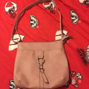 Pink over shoulder purse nwot
